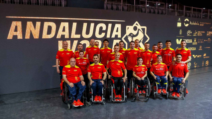 Selección española de Tenis de Mesa Adaptado para el Mundial de Granada
