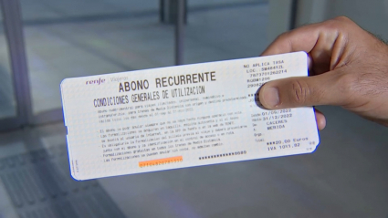 Abono gratuito de Renfe