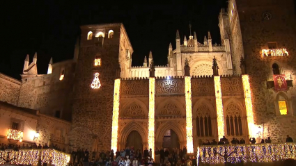 Alumbrado navideño en Guadalupe