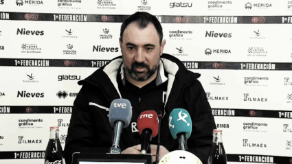 Juanma Barrero, entrenador AD Mérida 