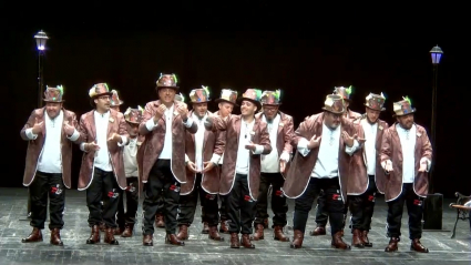 Murga de El Puerto de Santa María en el concurso de murgas de Badajoz