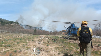 Incendio forestal Navaconcejo