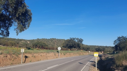 Accidente en la carretera BA-032