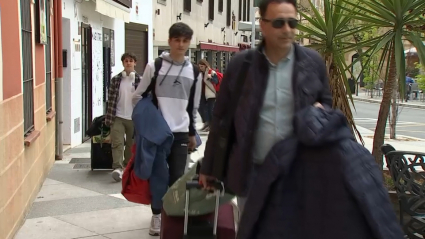 Grupo de turistas de Cuenca pasan sus vacaciones de Semana Santa en Cáceres