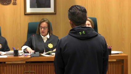Uno de los acusados durante el juicio
