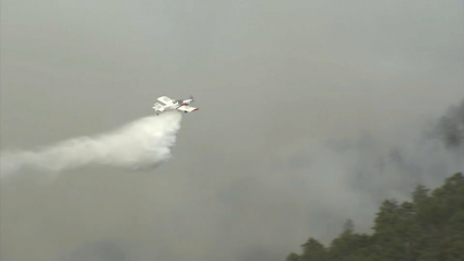 Extinción de incendios en Las Hurdes