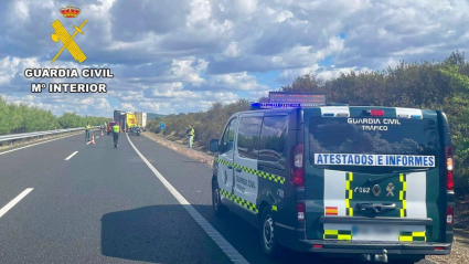 Fallecido en carretera