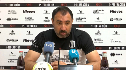 Juanma Barrero en rueda de prensa 