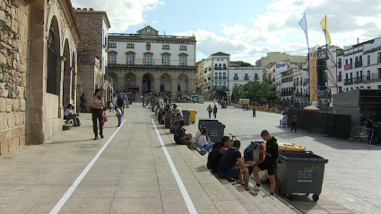 Carril de evacuación.