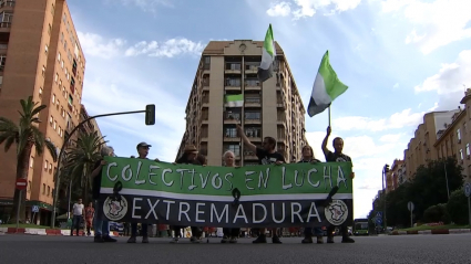 Manifestación en Cáceres
