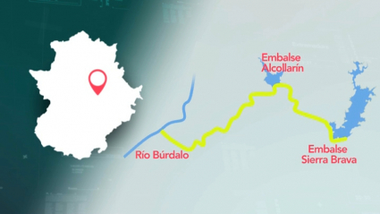 Trasvase de las cuencas de los ríos Pizarroso, Alcollarín y Búrdalo.