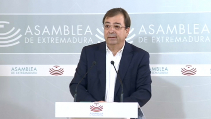 Fernández Vara, hoy en la Asamblea