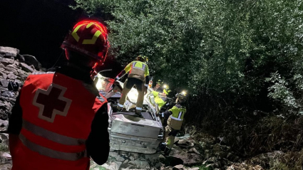 Accidente coche en N-435