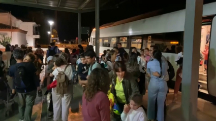 Los viajeros llegaron a Zafra a las 23:58H