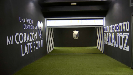 Túnel de vestuarios del estadio Nuevo Vivero