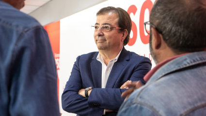Guillermo Fernández Vara durante la reunión del Comité Ejecutivo Regional del PSOE de Extremadura