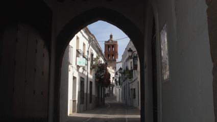 Calle Jerez desde la puerta del mismo nombre