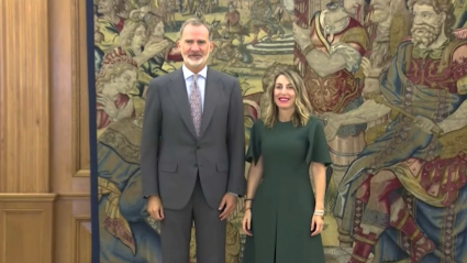 Felipe VI y María Guardiola