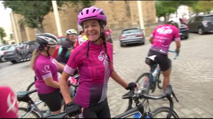 marcha rosa con las romanas bike