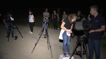 Observación astronómica en Cáparra