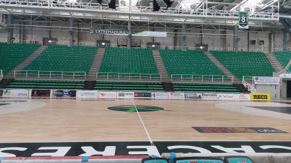 Pabellón Multiusos, donde juega el Cáceres Basket.