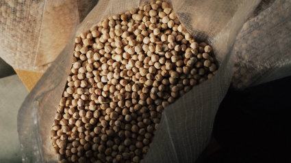 Sacos con garbanzos