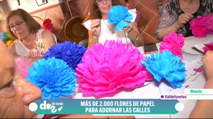 FLORES DE PAPEL DE VALDEFUENTES