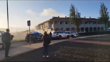Momento de la detención del conductor