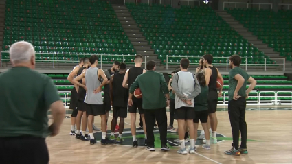 Entrenamiento del Cáceres Patrimonio