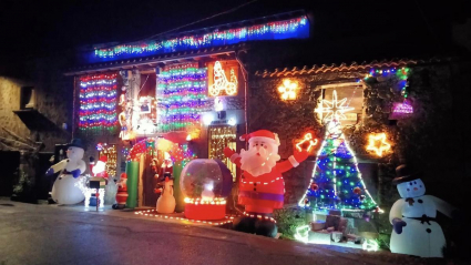 Casa vecinal decorada