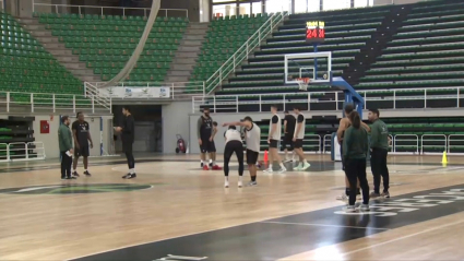 Entrenamiento del Cáceres Patrimonio