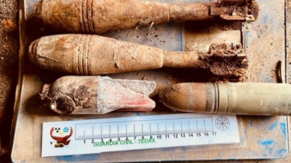 Artefactos explosivos hallados en Trujillo