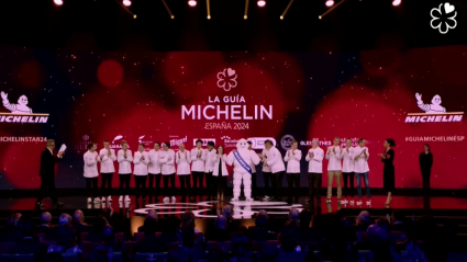 Foto de familia gala Guía Michelín