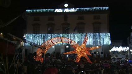 Encendido navideño en Cáceres