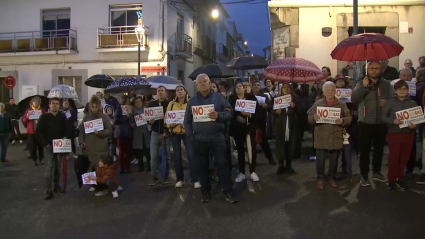 Protesta en La Coronada