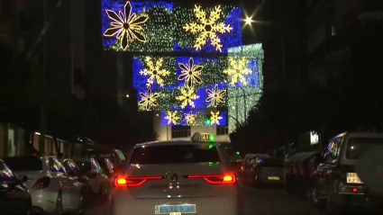 En taxi a ver las luces de Navidad en Badajoz