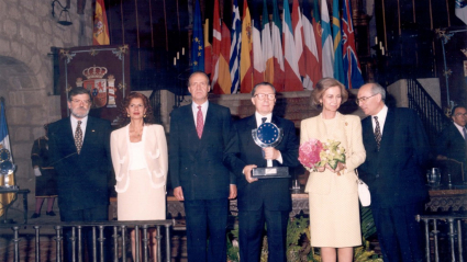 Entrega del Premio Carlos V a Jacques Delors