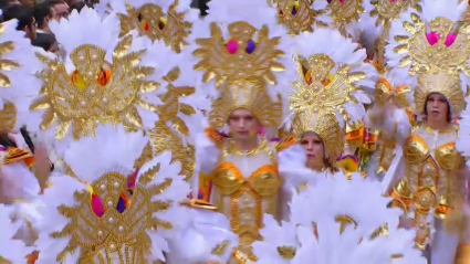 caretos salvavidas, desfile de comparsas badajoz 2024