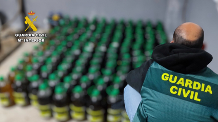 Aceite intervenido por la Guardia Civil