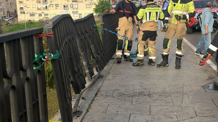 Accidente en el Puente Fernández Casado de Mérida