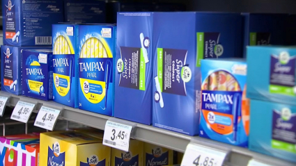 Imágenes de productos de higiene menstrual 