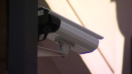 Cámara de vigilancia de tráfico.