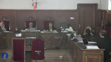 Sesión de tarde del martes del juicio por Manuela Chavero