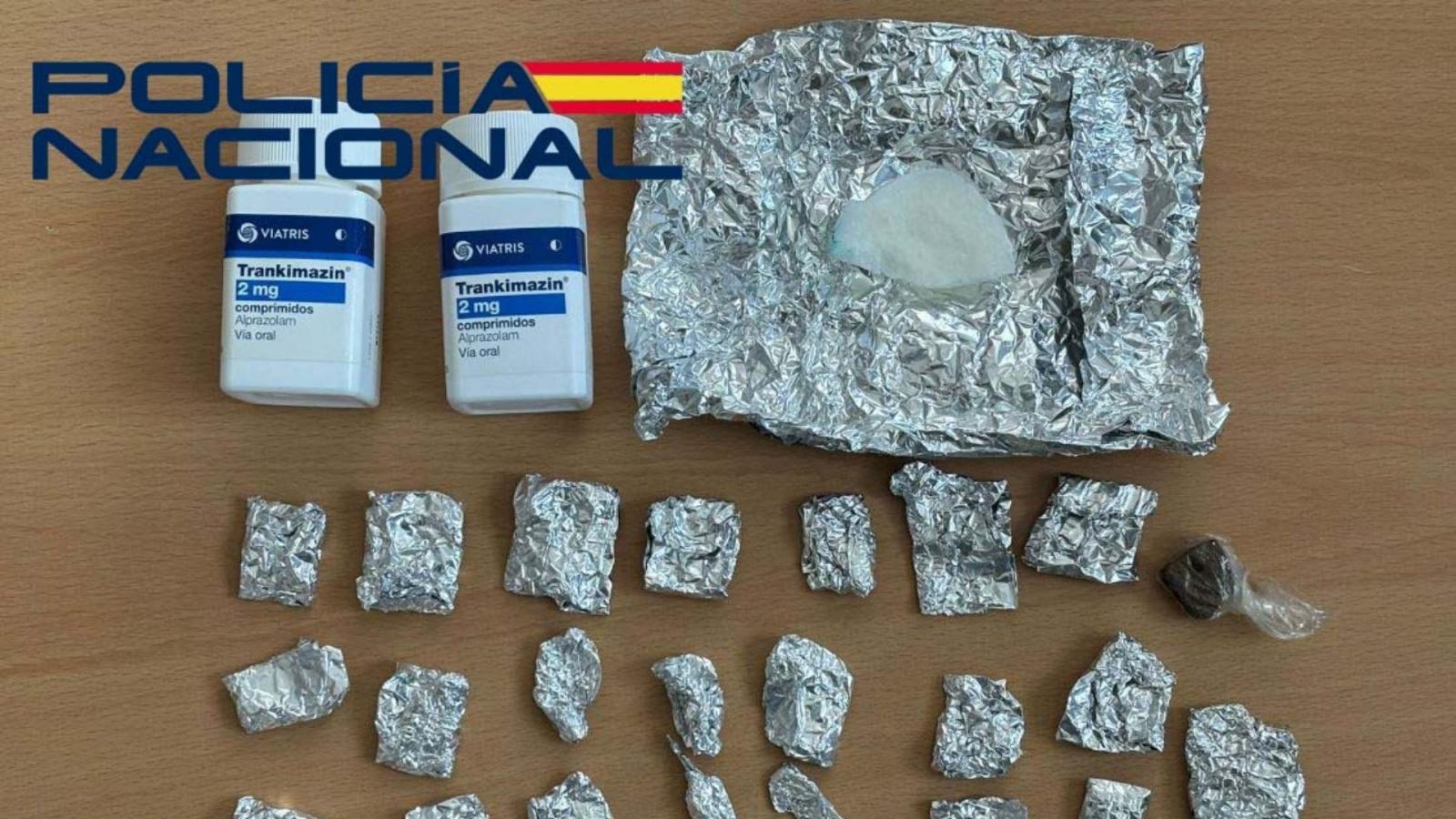 Droga requisada durante la operación
