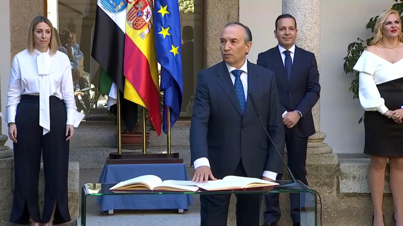 Laureano León, en su toma de posesión como consejero de Cultura y Turismo.