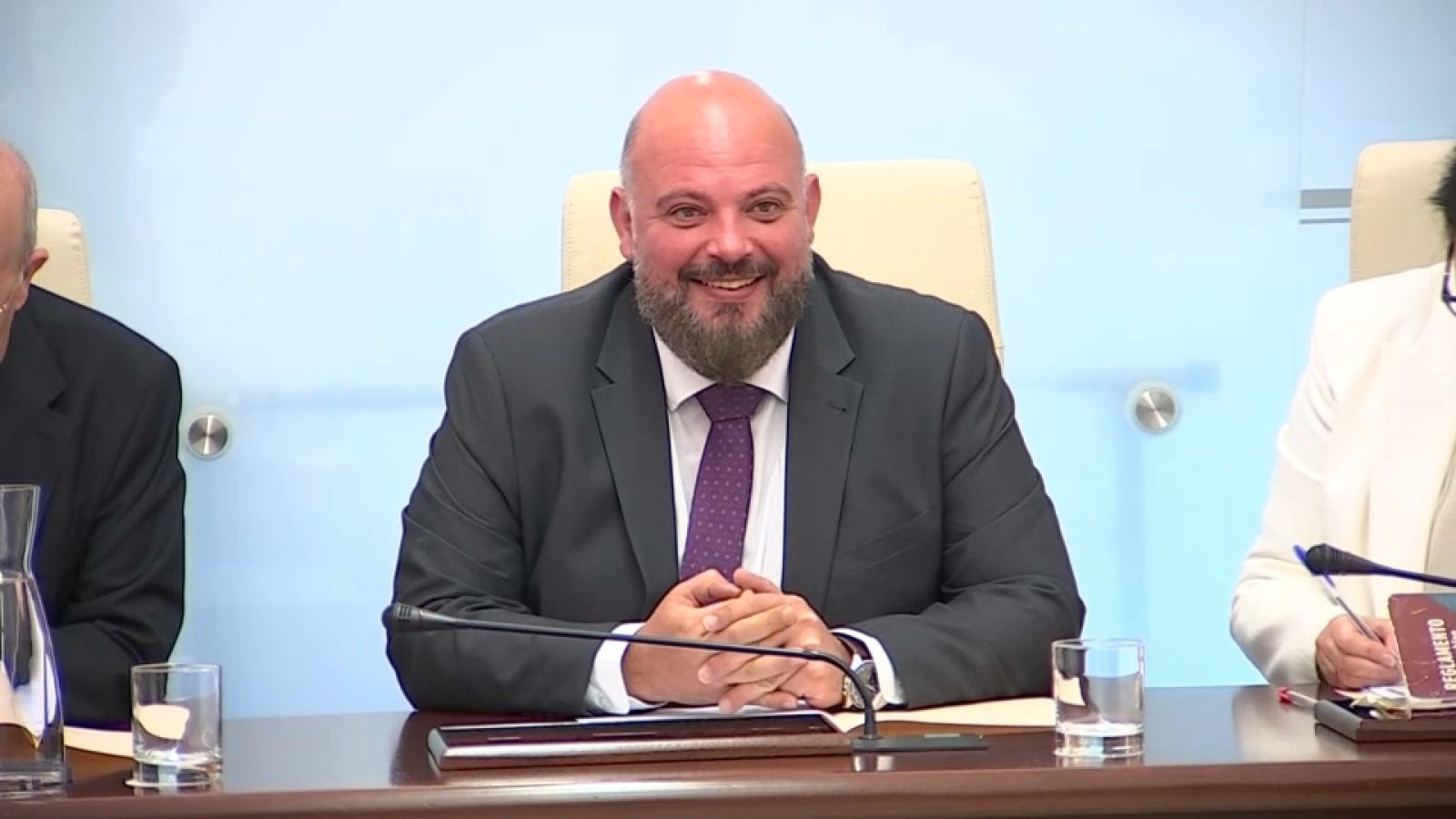 Manuel Naharro, presidente de la Asamblea de Extremadura