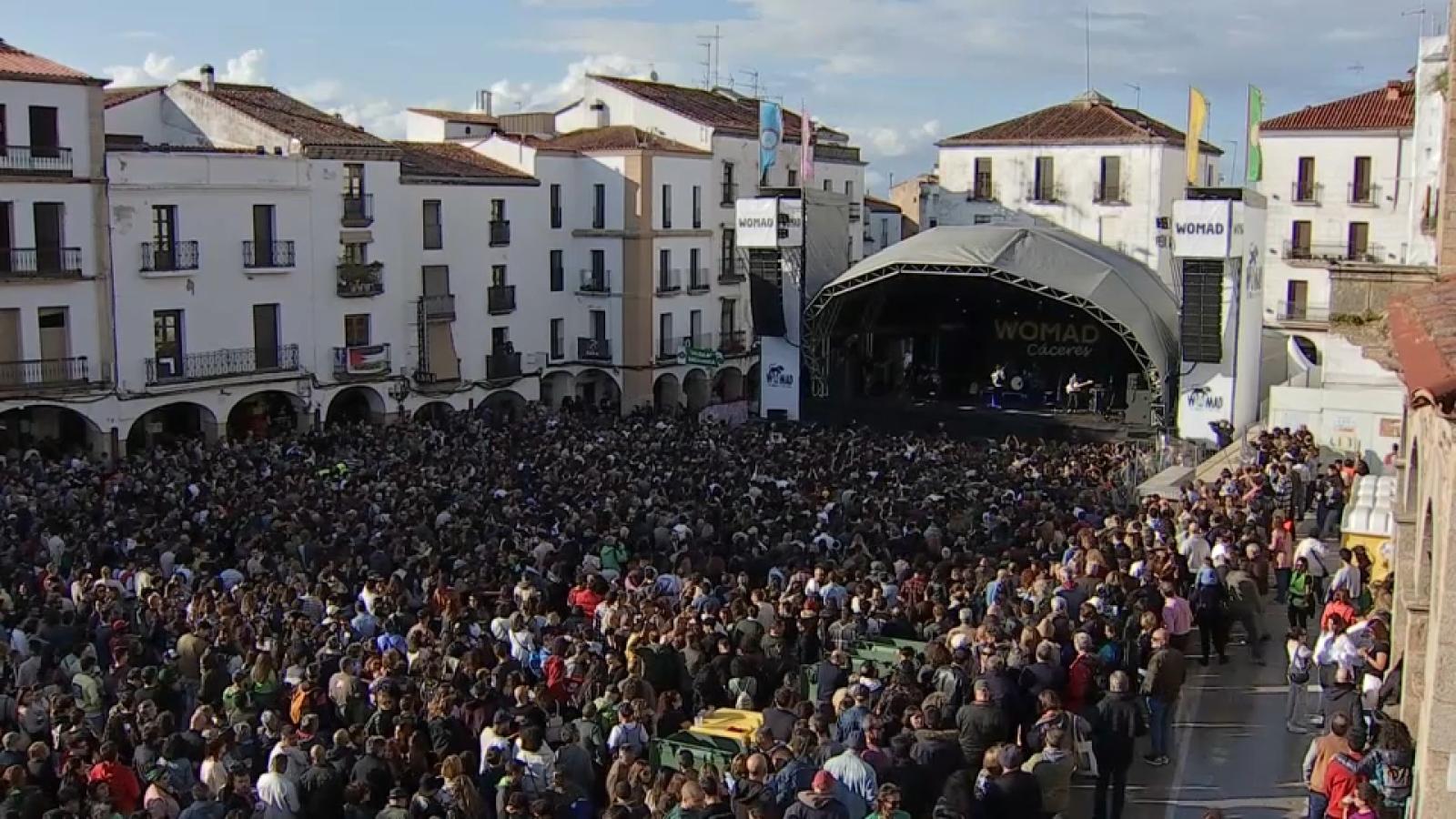 Celebración del Womad en Cáceres en una imagen de archivo