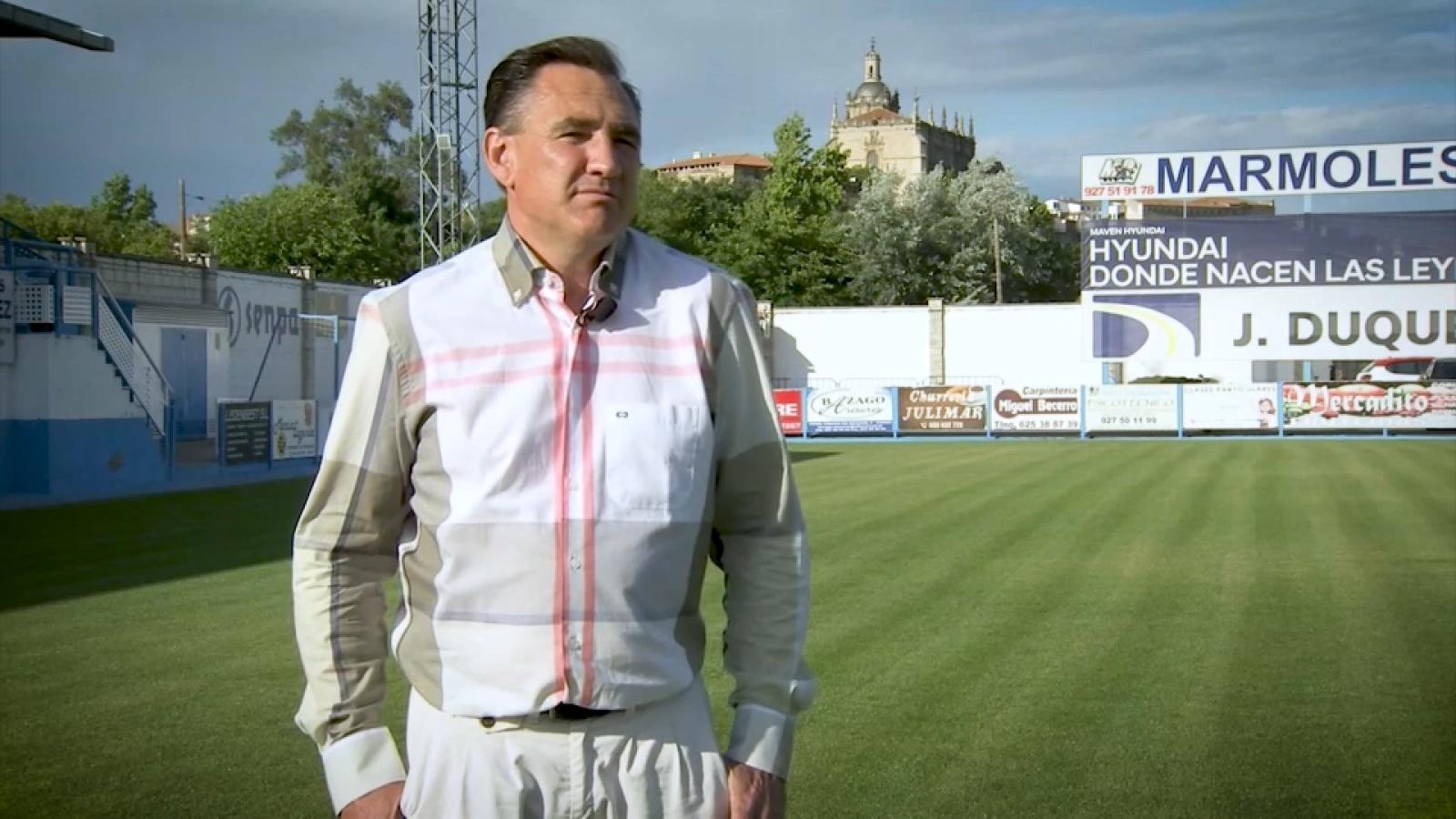Aurelio Gutiérrez, presidente del CD Coria