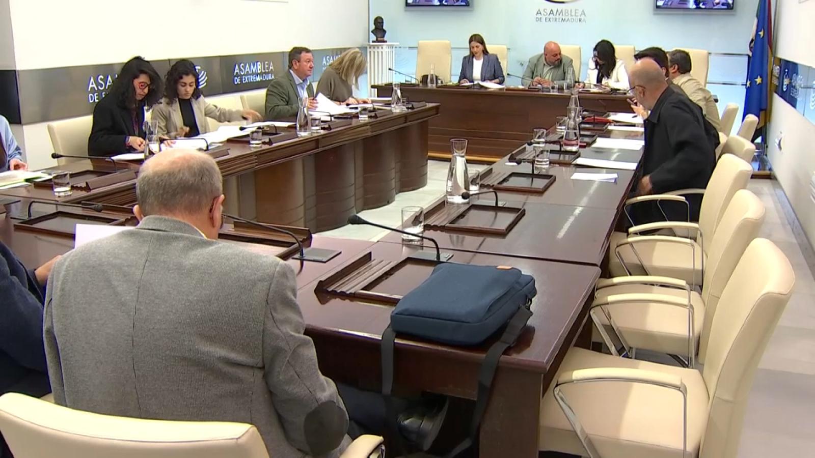 Constitución de una de las Comisiones Permanentes en la Asamblea de Extremadura