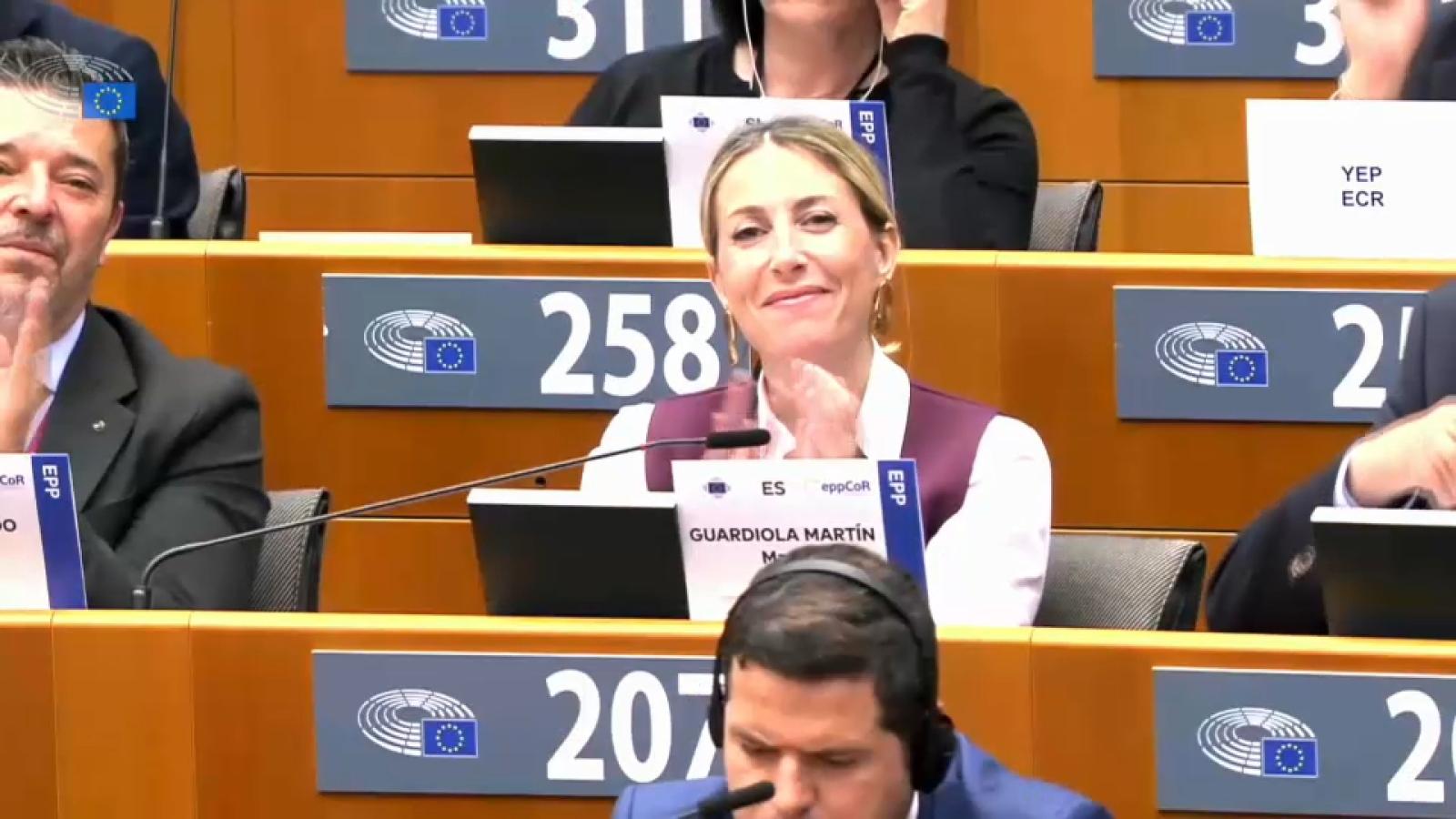 María Guardiola en el Comité Europeo de las Regiones, en una imagen de archivo